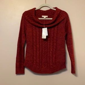 It’s Our Time Cowl Neck Sweater, XS